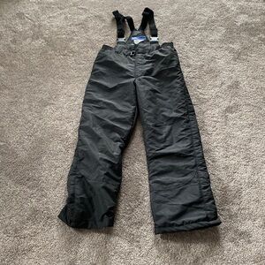 Sportcaster Black Insulated Winter Snow Bib Overalls SIZE S